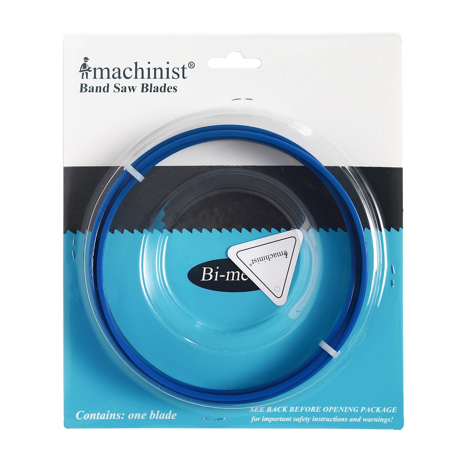 Imachinist S52121224 52-1/2" (52.5") Long, 1/2" Wide, 0.025" Thick Bi-Metal B...