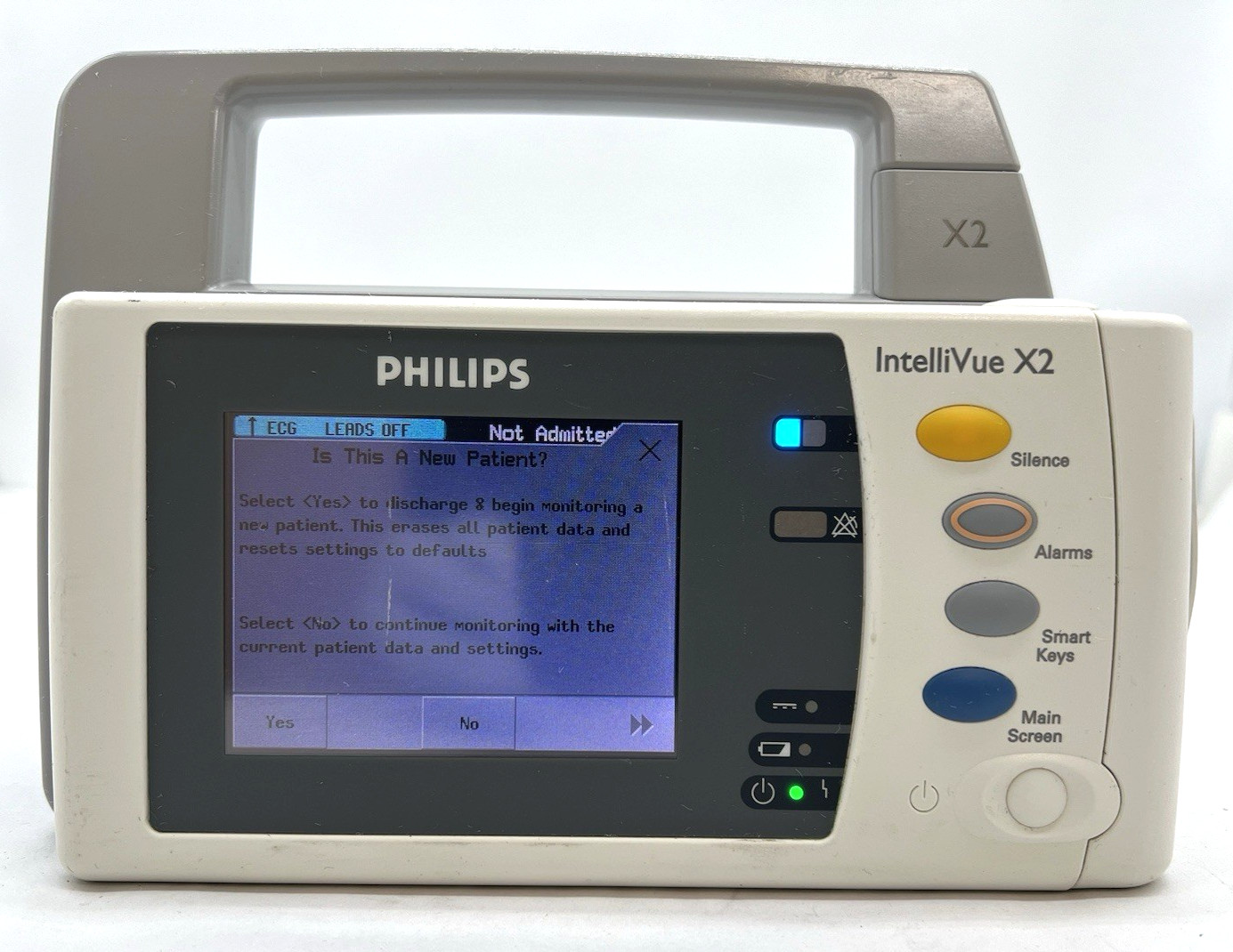 Philips IntelliVue Intelli Vue X2 Vital Sign Patient Monitor M3002A Rev H