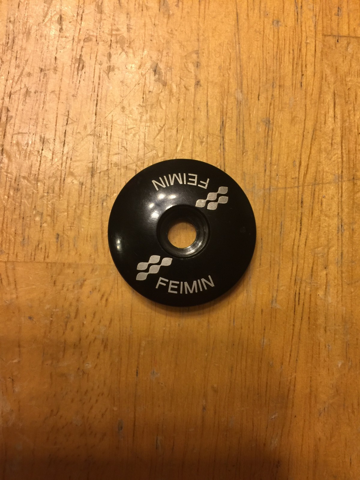 Feimin Components Bicycle Headset Top cap 1 1/8 inch - Black