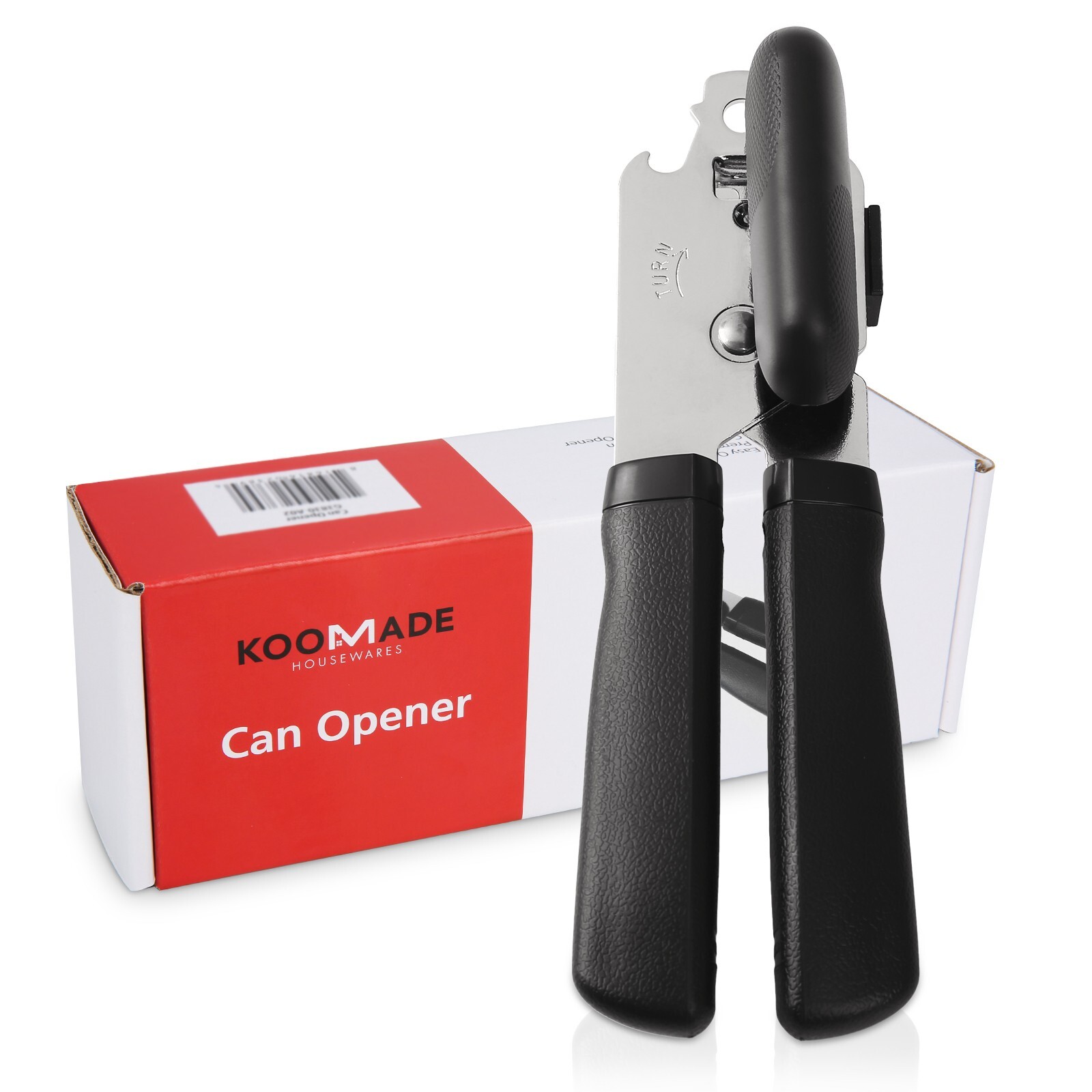 Classic Multifunction Stainless steel Can Opener Easy Comfy Handle Grip Kitchen