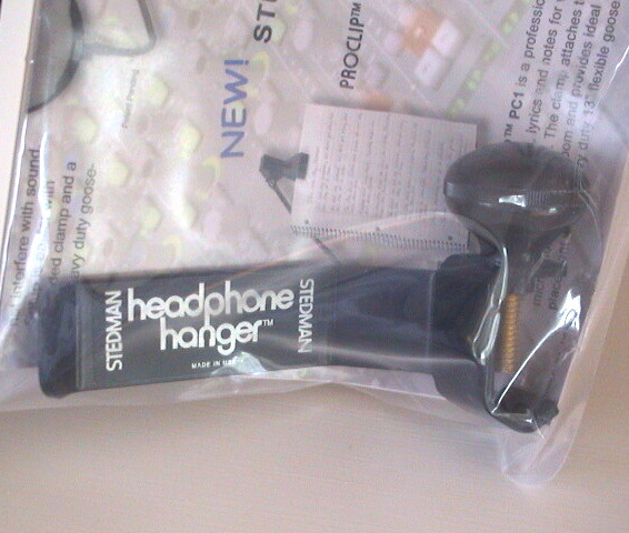 STEDMAN SHH PRO STUDIO HEADPHONE HANGER - NEW!!