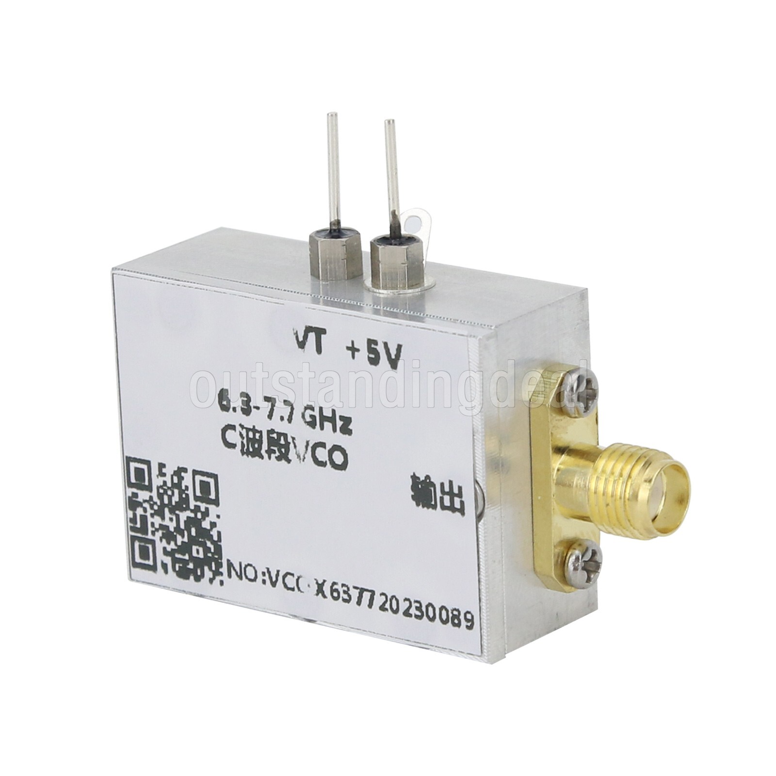 QM-VCO6377C 6.3-7.7GHz Signal Source C-Band VCO Sweep Generator Source Module