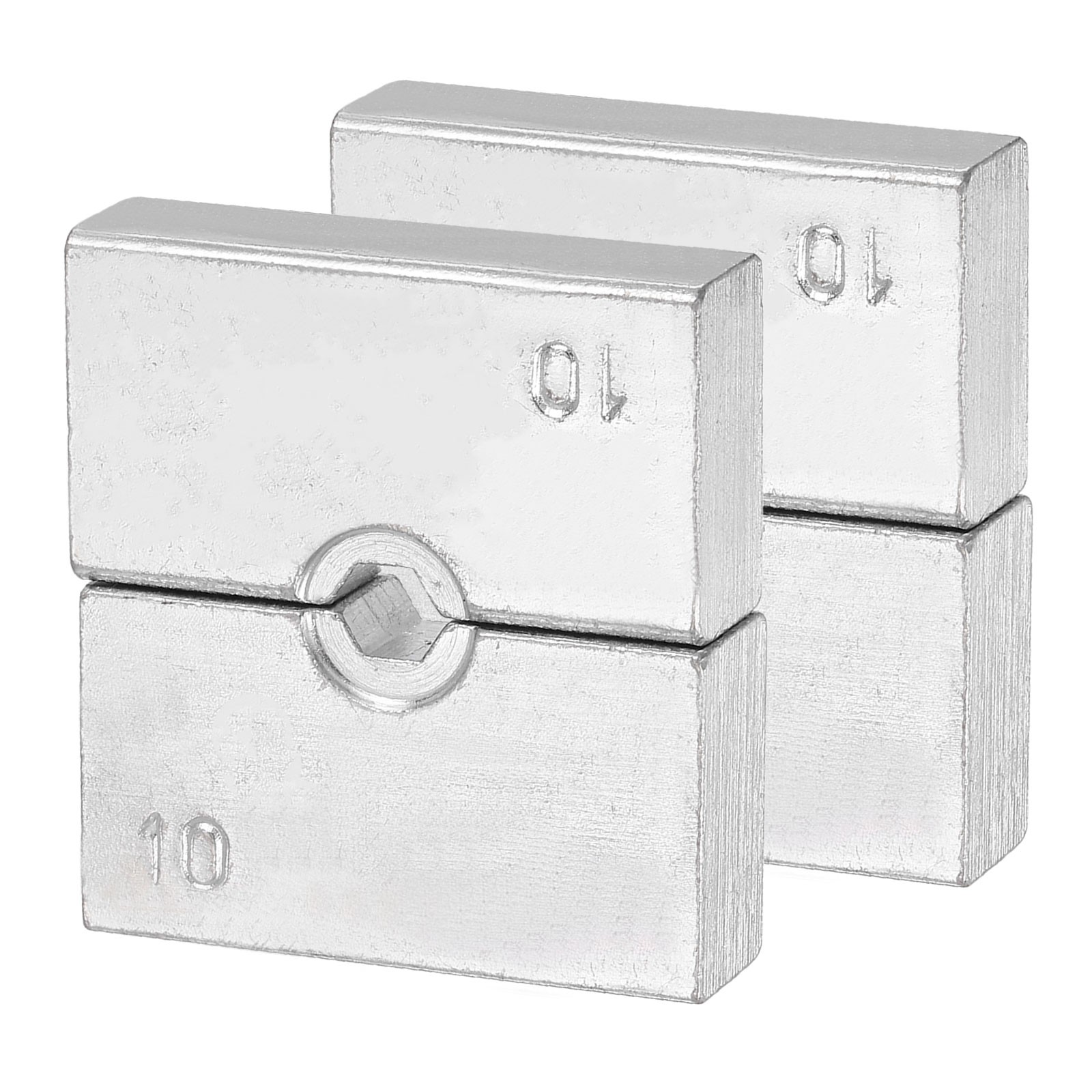 2pcs Hydraulic Crimping Die 7 AWG 10mm 12 Ton YQK-240/300 Cable Dies