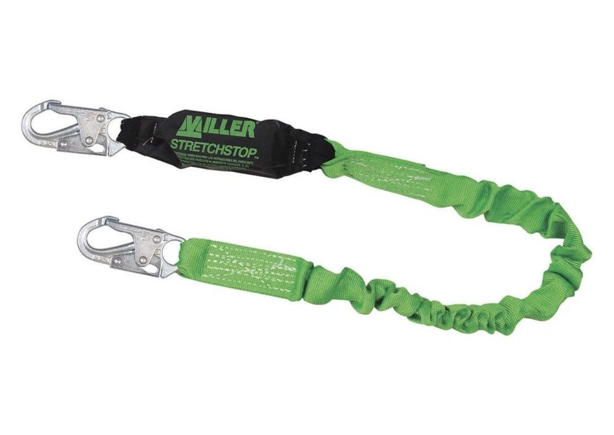 NEW  HONEYWELL MILLER 913SS-Z7/6FTGN Shock-Absorbing Lanyard,Green 36WA06