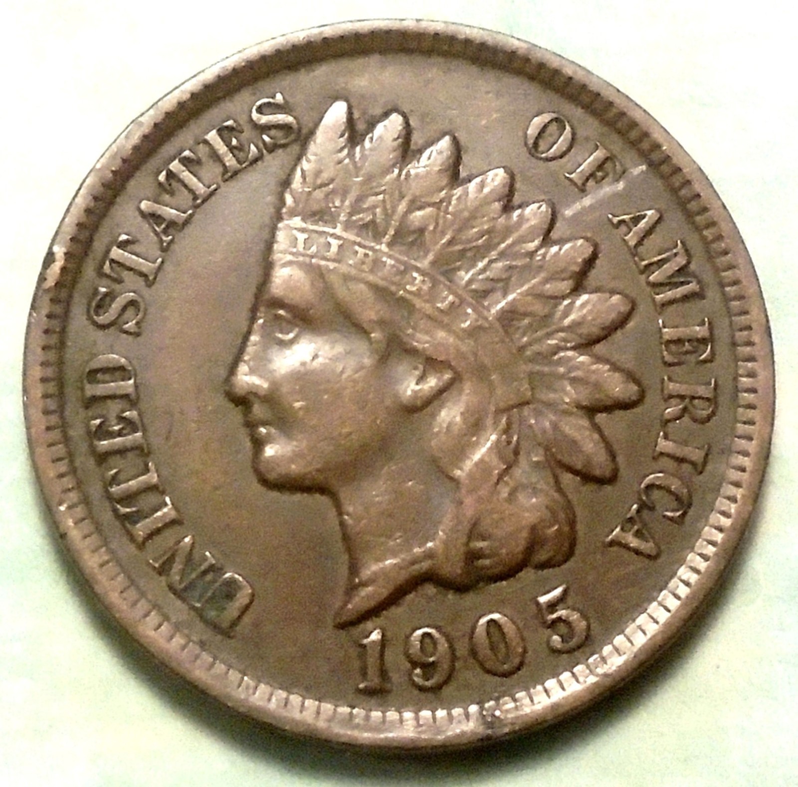 1905 Indian Head Cent XF EXTRA FINE 3 Diamond LOW 80.7 ML MANY Indian Heads HERE