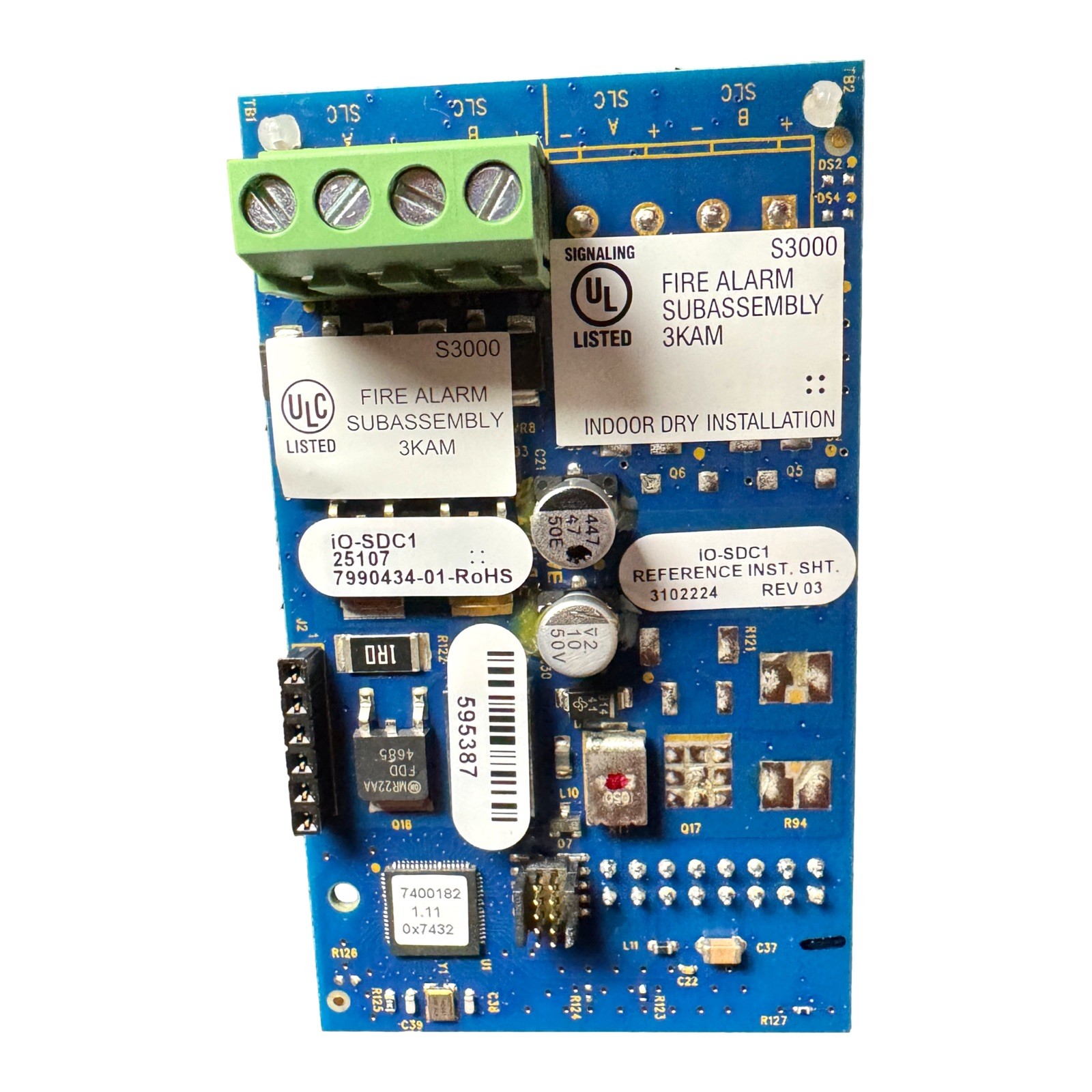 Edwards IO-SDC1 Addressable Single Loop Controller Card