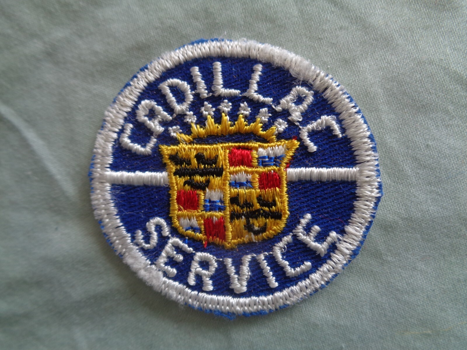 CADILLAC SERVICE UNIFORM PATCH 2 INCHES - Vintage - New - Original