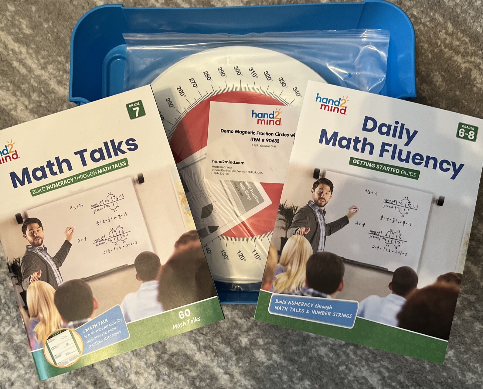 Hand 2 Mind Daily Math Fluency Kit Grade 7 Brand New Activities Manipulatives