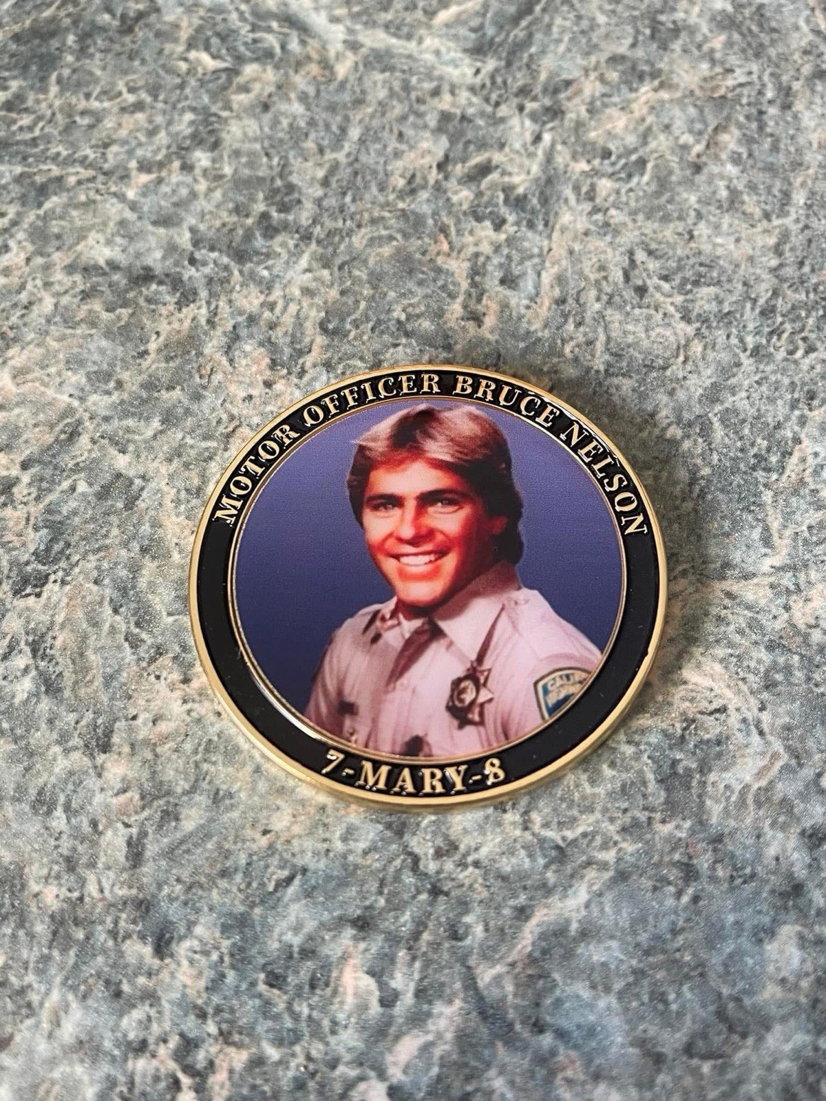 chips tv show challenge Coin Bruce Penhall