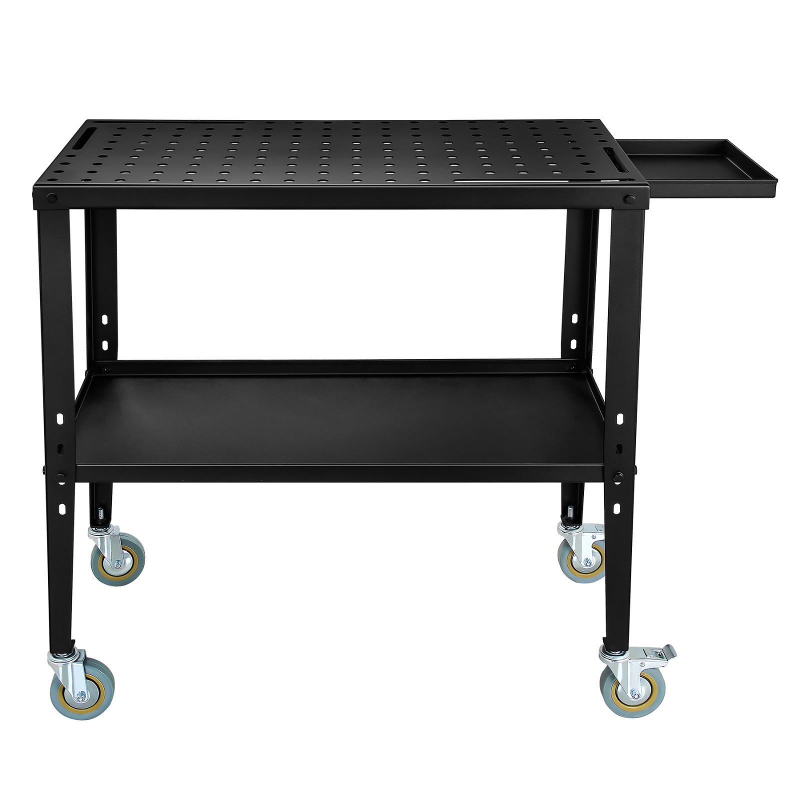 Welding Table, 18" x 36" Top 1200lb Load Capacity Portable with 5/8" Holes