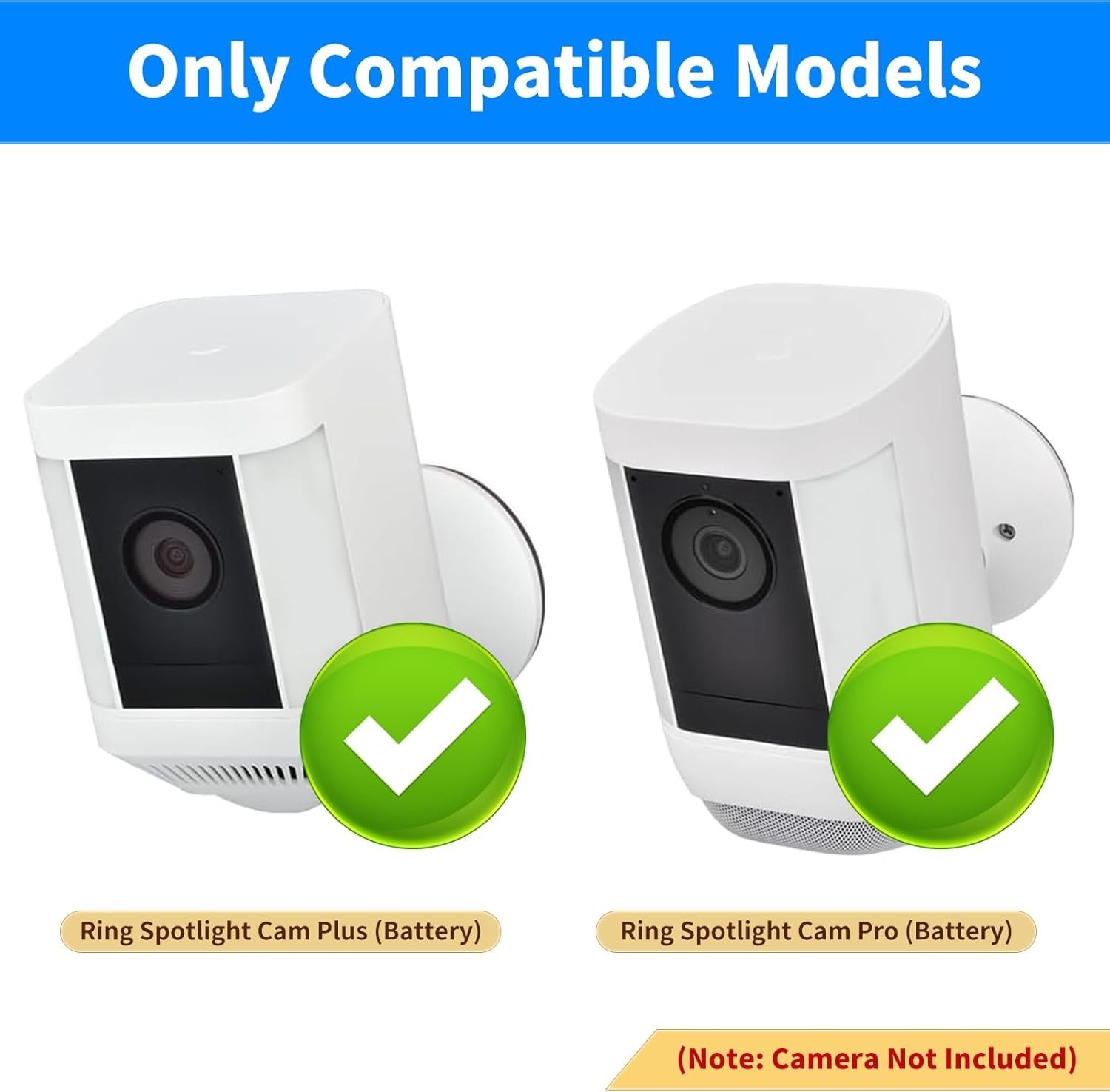Adjustable Wall Mount for Spotlight Cam Plus/Pro - 2 Pack