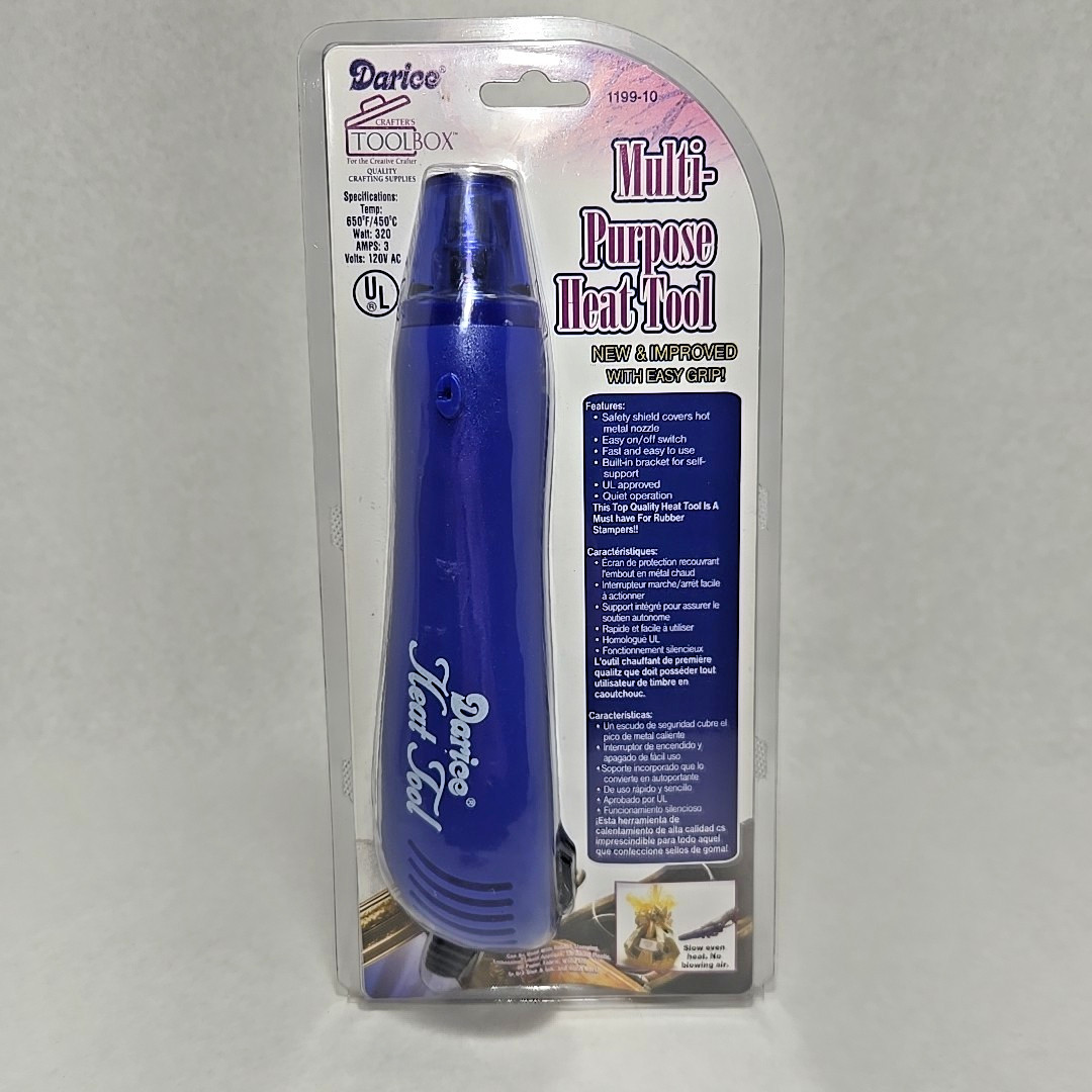 Darice Crafter's Toolbox Multi-Purpose Heat Tool With Support Bracket Easy Grip
