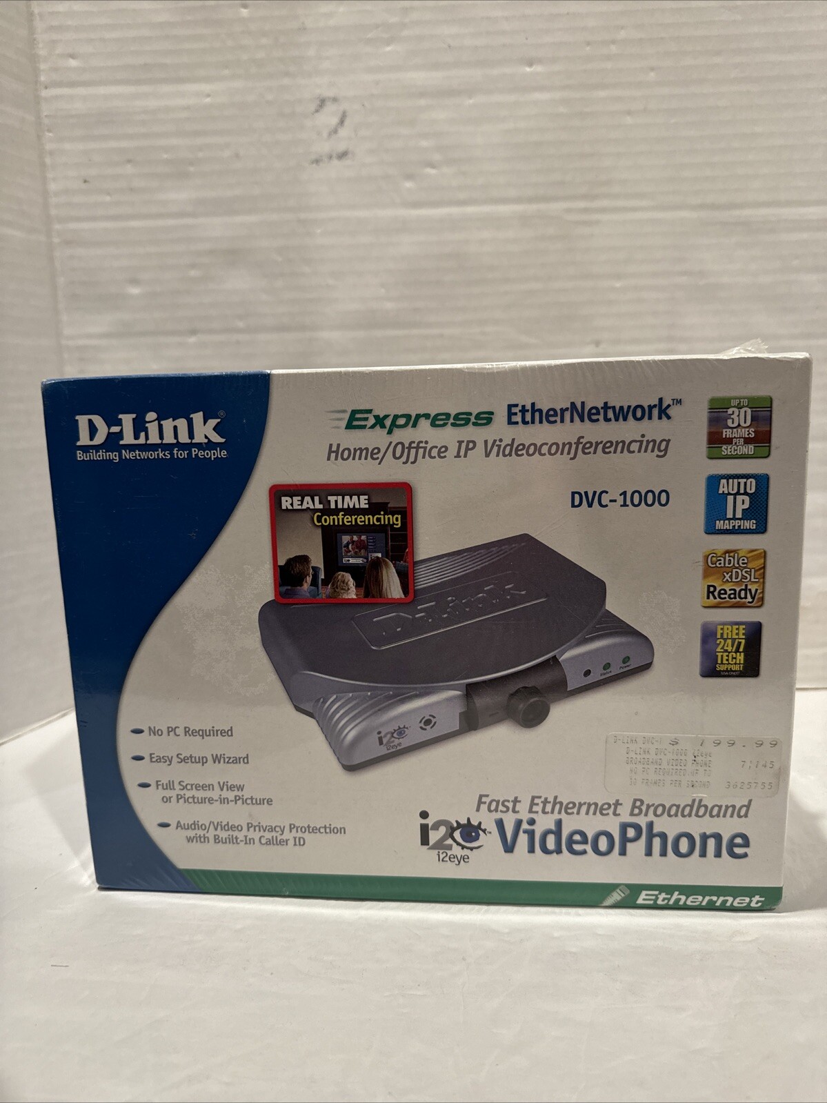 D-Link i2Eye DVC-1000 Video Phone Fast Ethernet Broadband, New in Box, Unopened