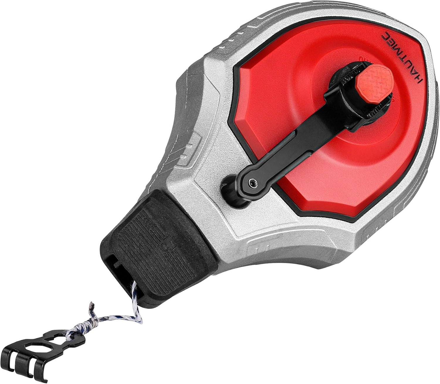 100ft Pro Chalk Line Reel 6:1 Gear Ratio Aluminum Alloy Case Chalk Box Tool