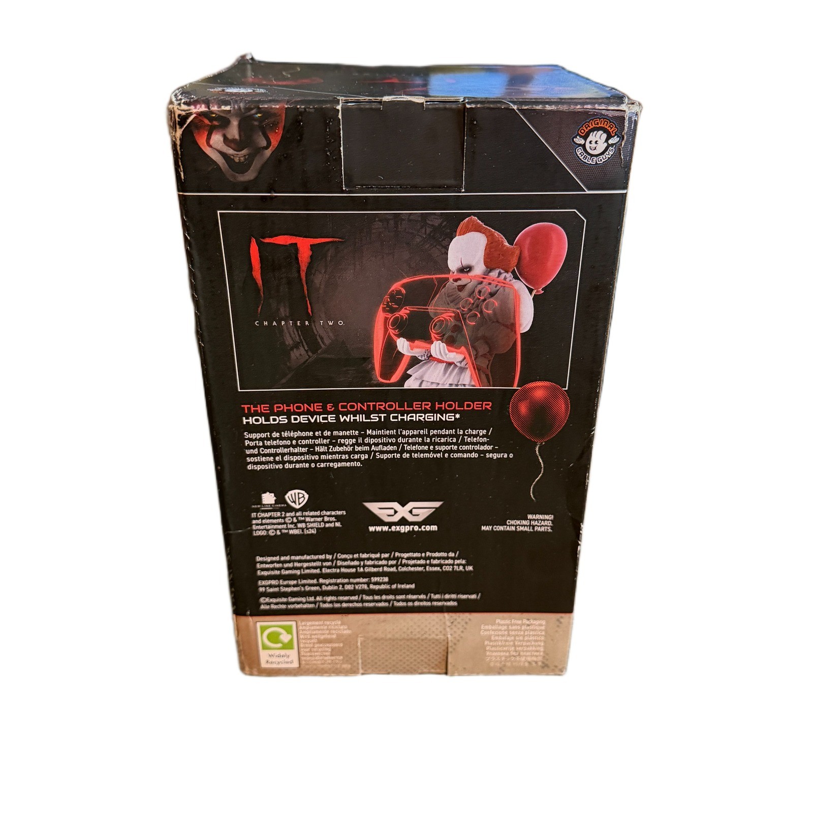 Cable Guys IT Chapter Two Pennywise Phone and Controller Holder Horror Figure