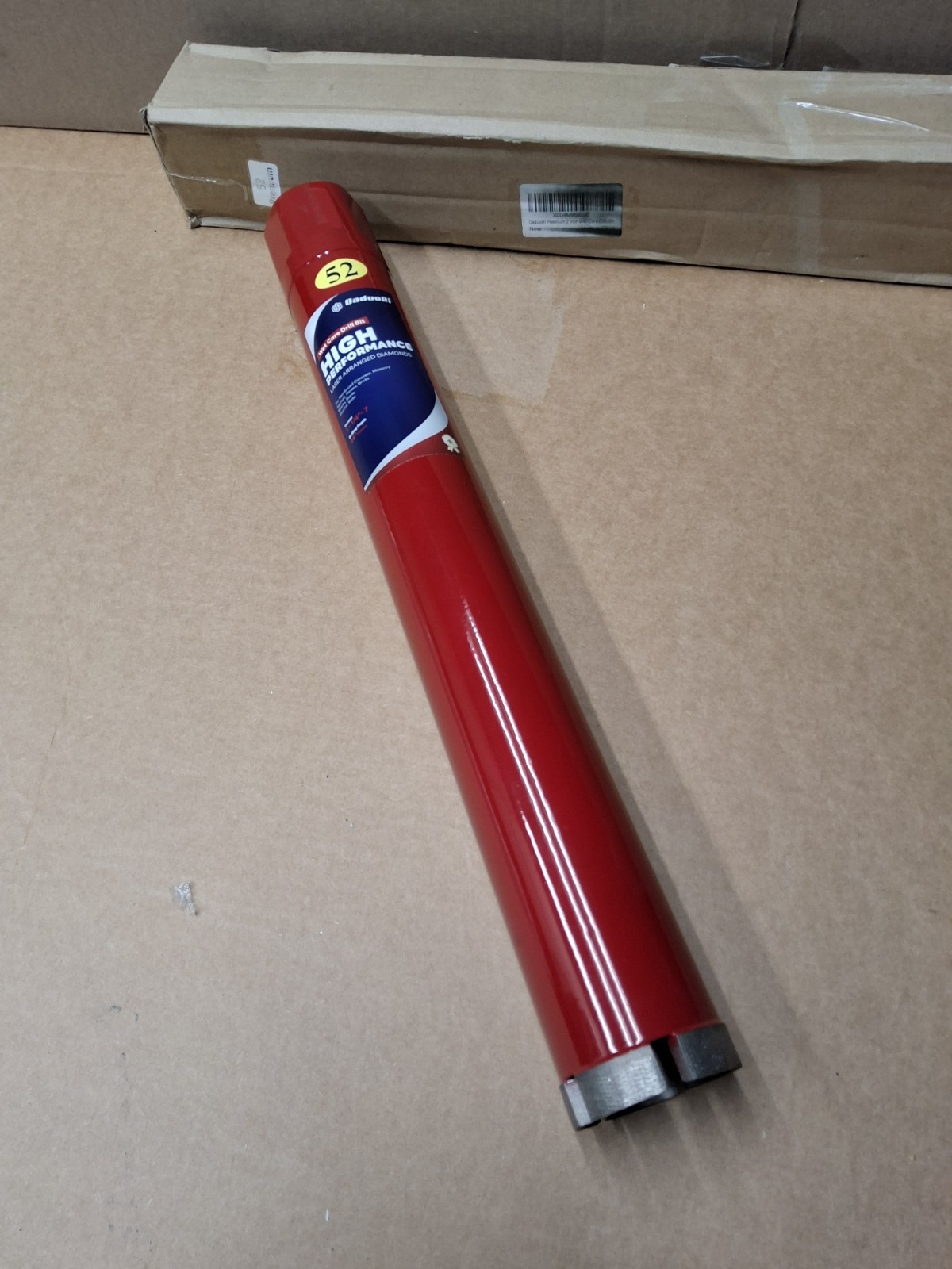 2" Wet Core Drill Bit with High Density Diamond Segments, 14" Depth