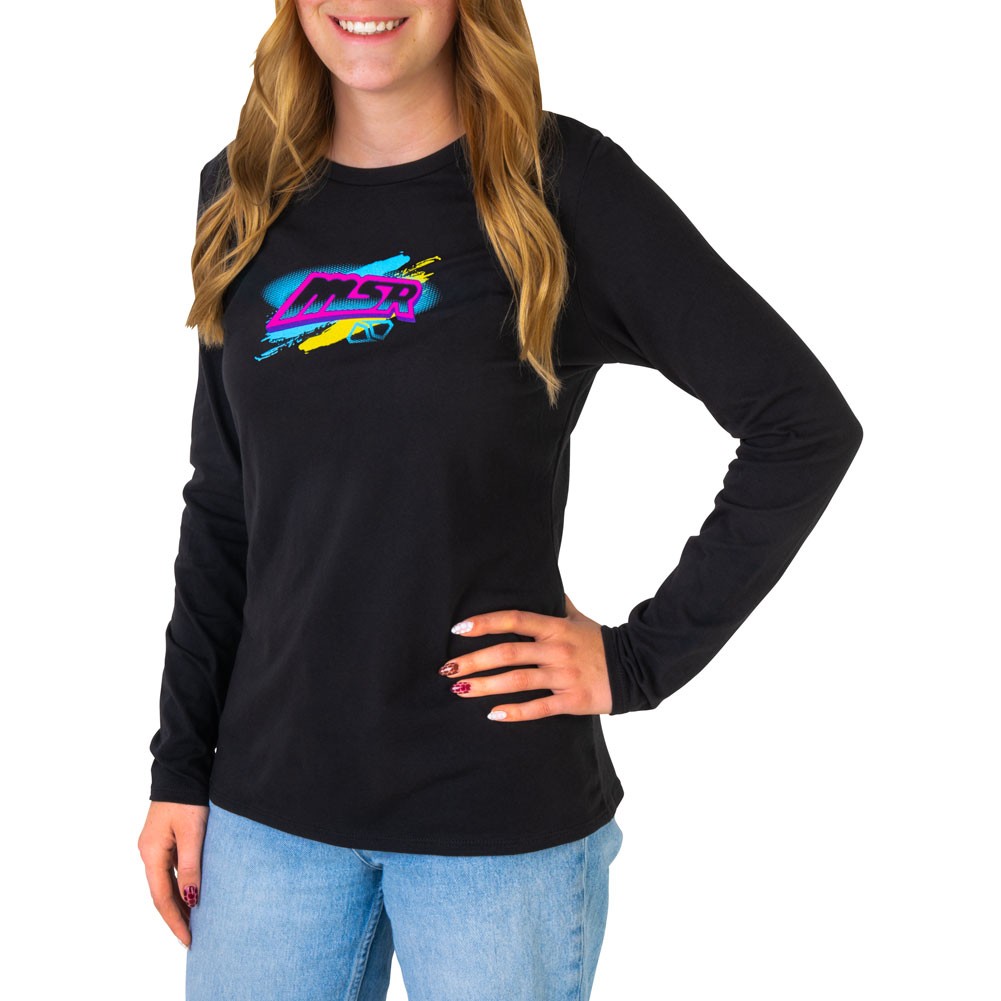 MSR™ 218-544-0002 Women's Wayback Long Sleeve T-Shirt Small Black