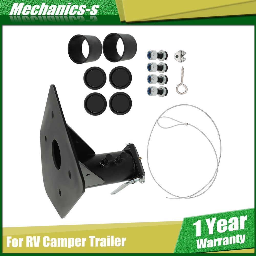 For Camper Rv Trailer 12"-17" Trailer Hitch Wheel Adapter Hitch to Gooseneck