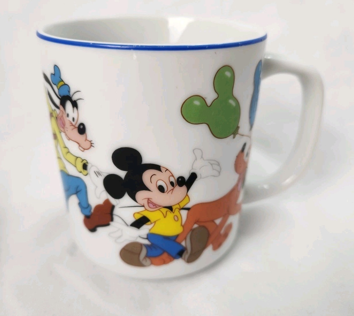 Vintage Walt Disney World Mug Mickey Mouse Minnie Disney Coffee Cup 1980s Japan
