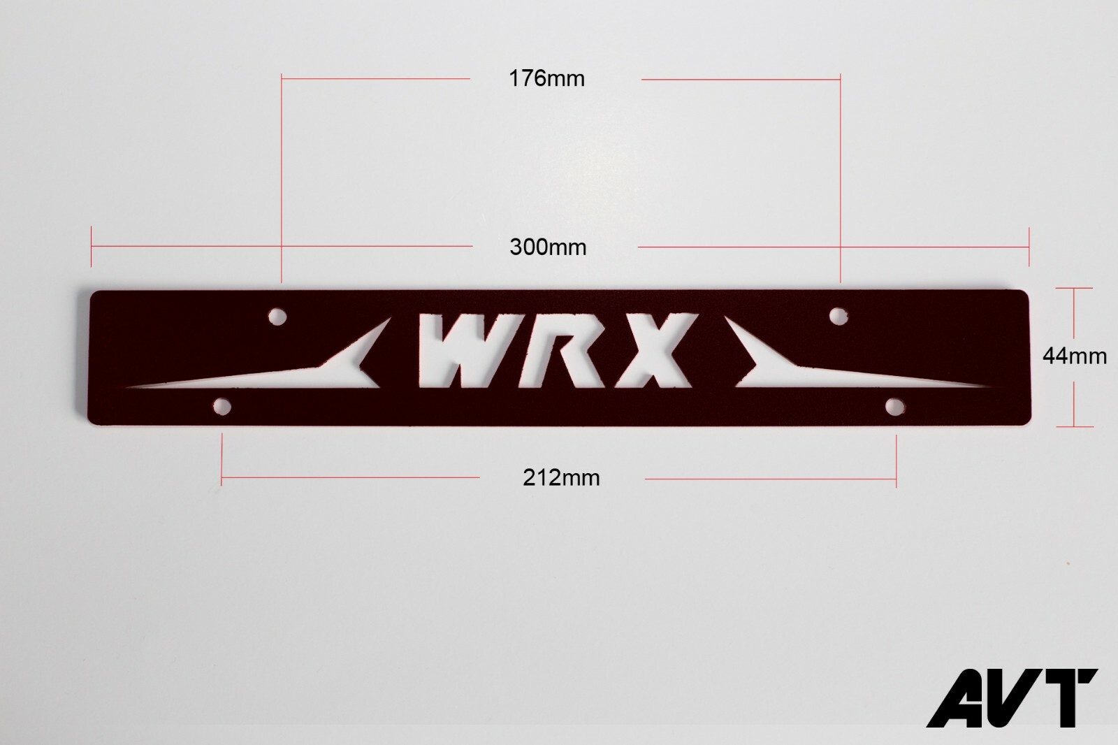 AVT WRX Front License Plate V2 Delete