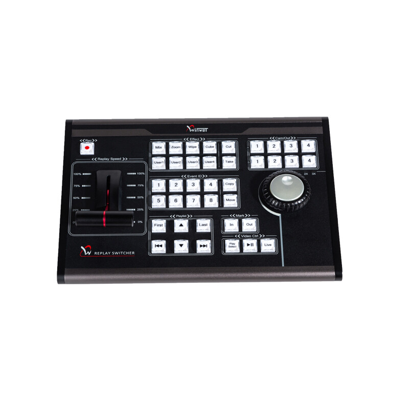 Winwet HY-SMP880 Slow Motion Switcher Panel Real-Time Live Playback Keyboard New