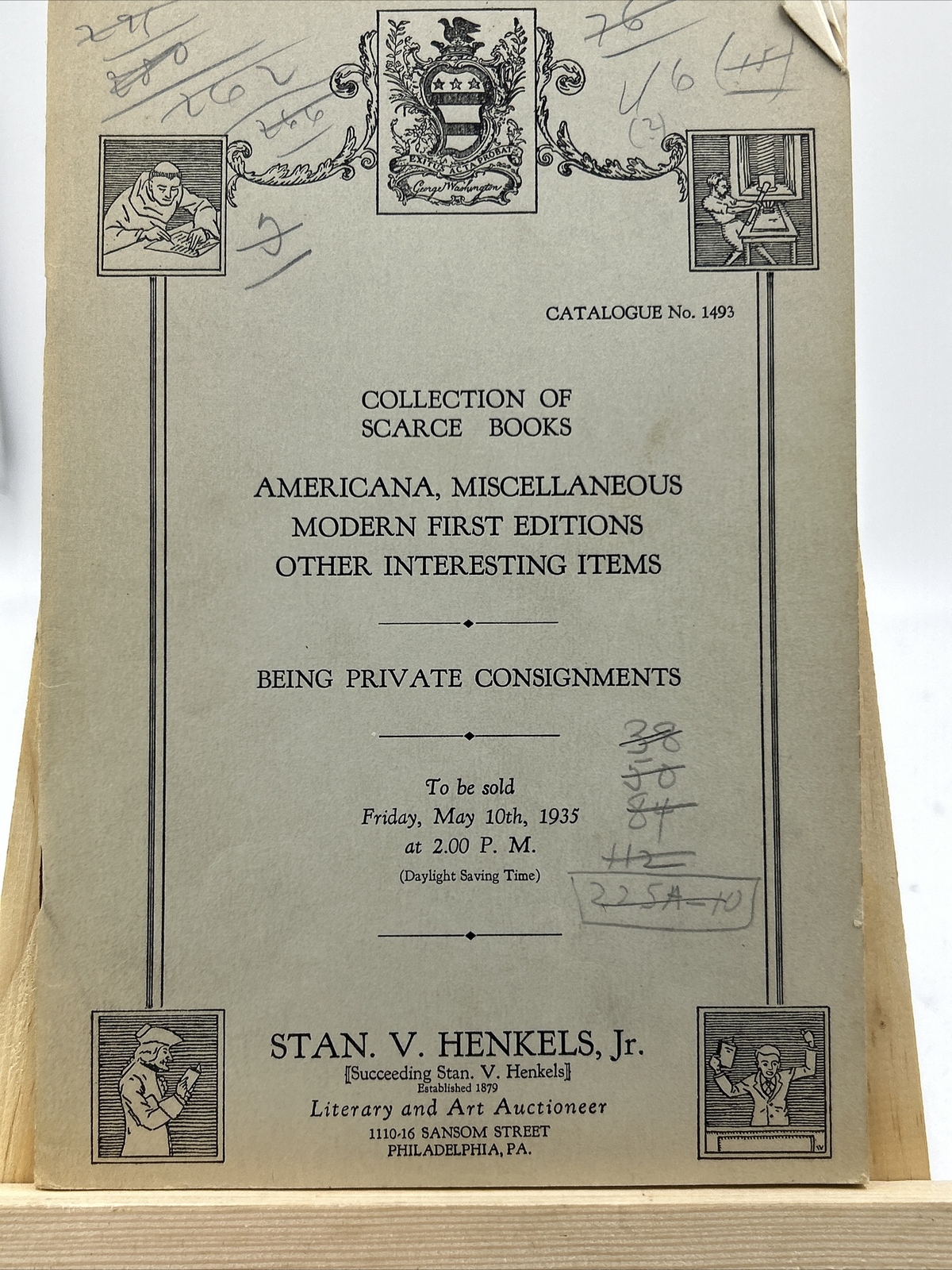 Henkels Catalog: Scarce Books - May 10, 1935
