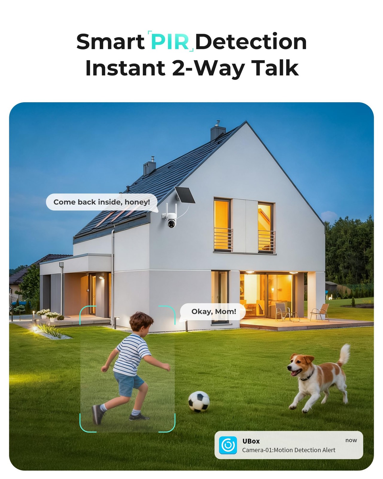 LIWAN Cellular Security Camera Outdoor, No WiFi Camera, 2 Pack White