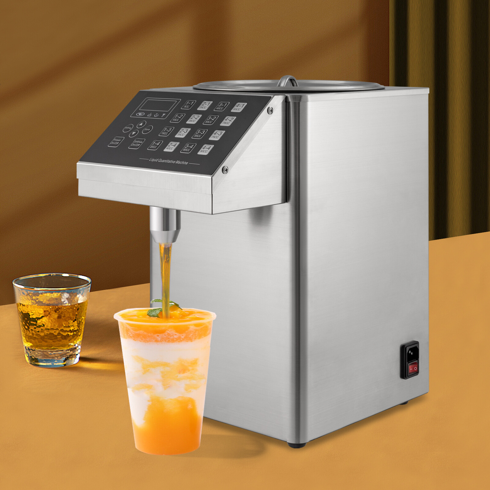 Automatic Quantitative Fructose Machine Groups Milk Fructose Tea Sugar Dispenser