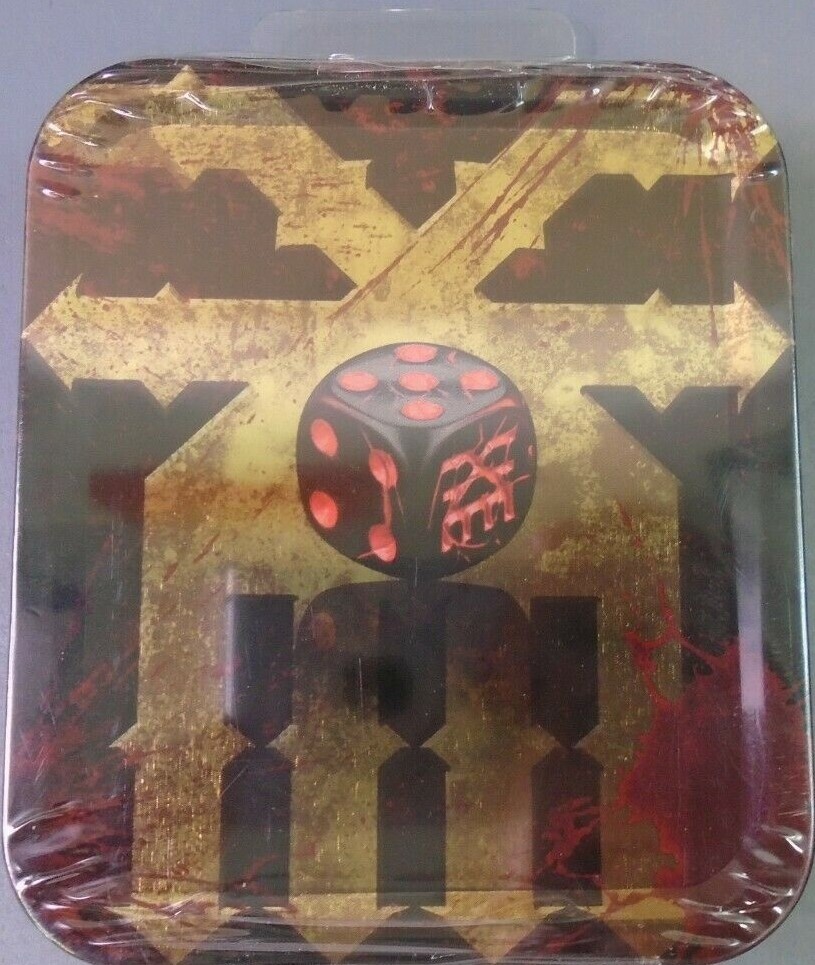Unreleased Games Workshop Warhammer The End Times Chaos Dice Khorne Tin BNIB New