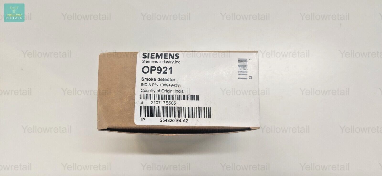 SIEMENS OP921 SMOKE DETECTOR WITH BASE