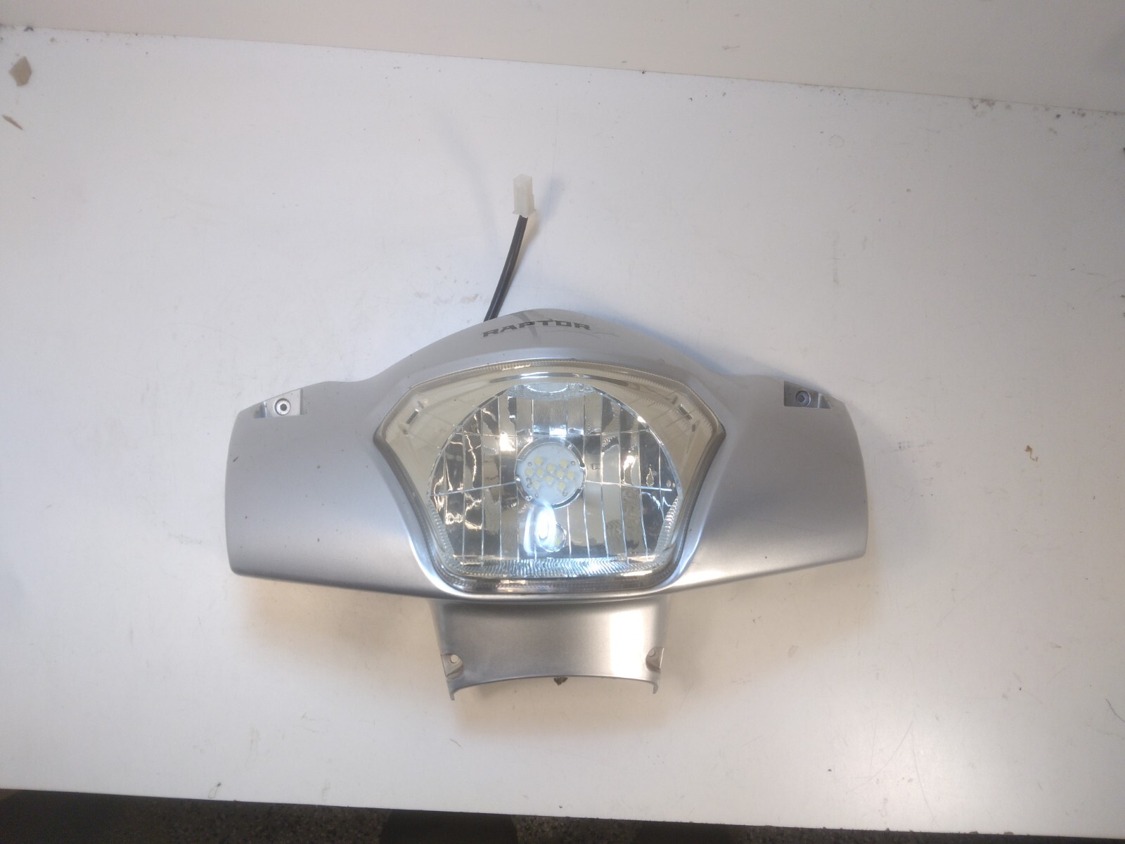 Pride Mobility Raptor 3 Wheel Scooter Headlight Assembly with Shroud TS1