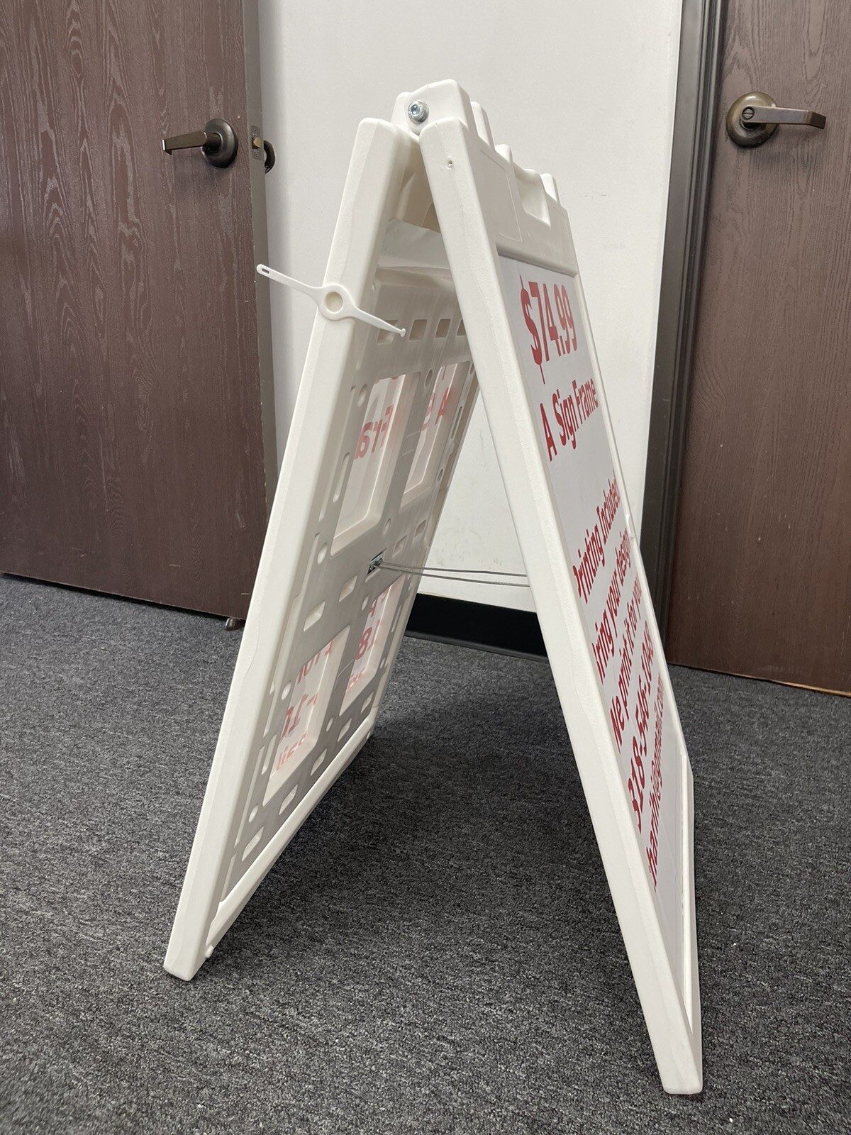 Custom REPLACEMENT SIGN A-Frame Sidewalk Sign replaceable Board 22.5' X 29.5'