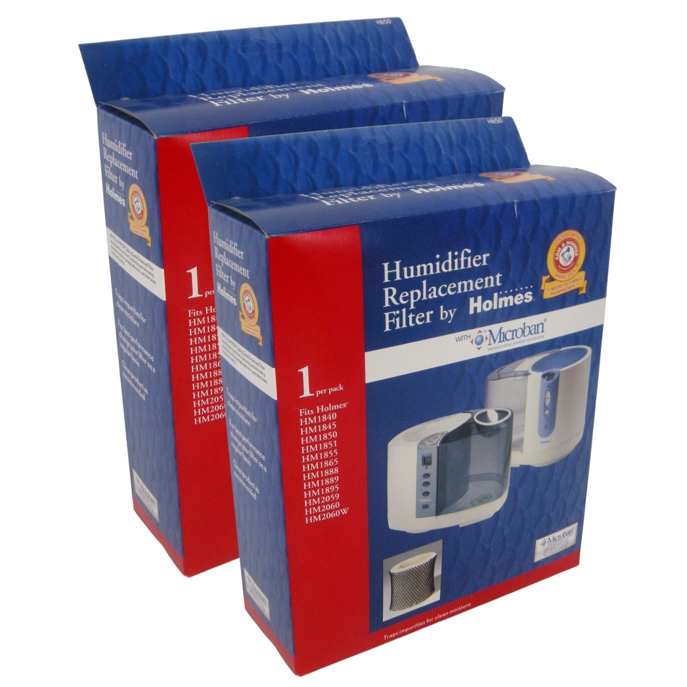 Holmes Humidifier Replacement Filters Set of 2 H650 w/ Microban