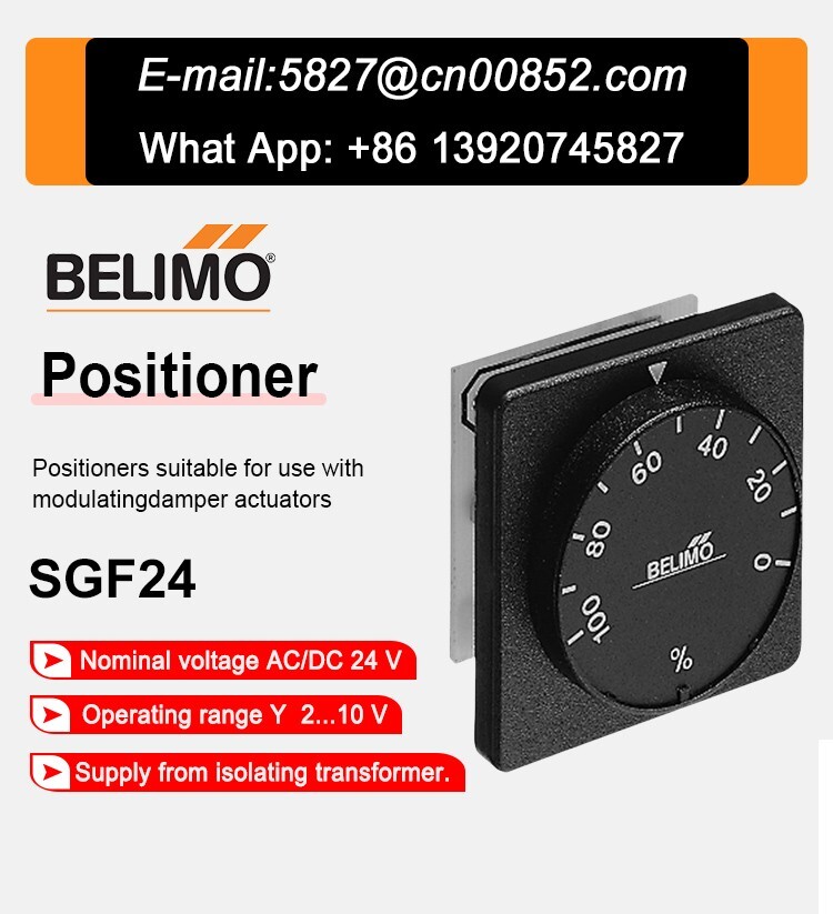 NEW Belimo SGF24 Positioners suitable for use with modulatingdamper actuators