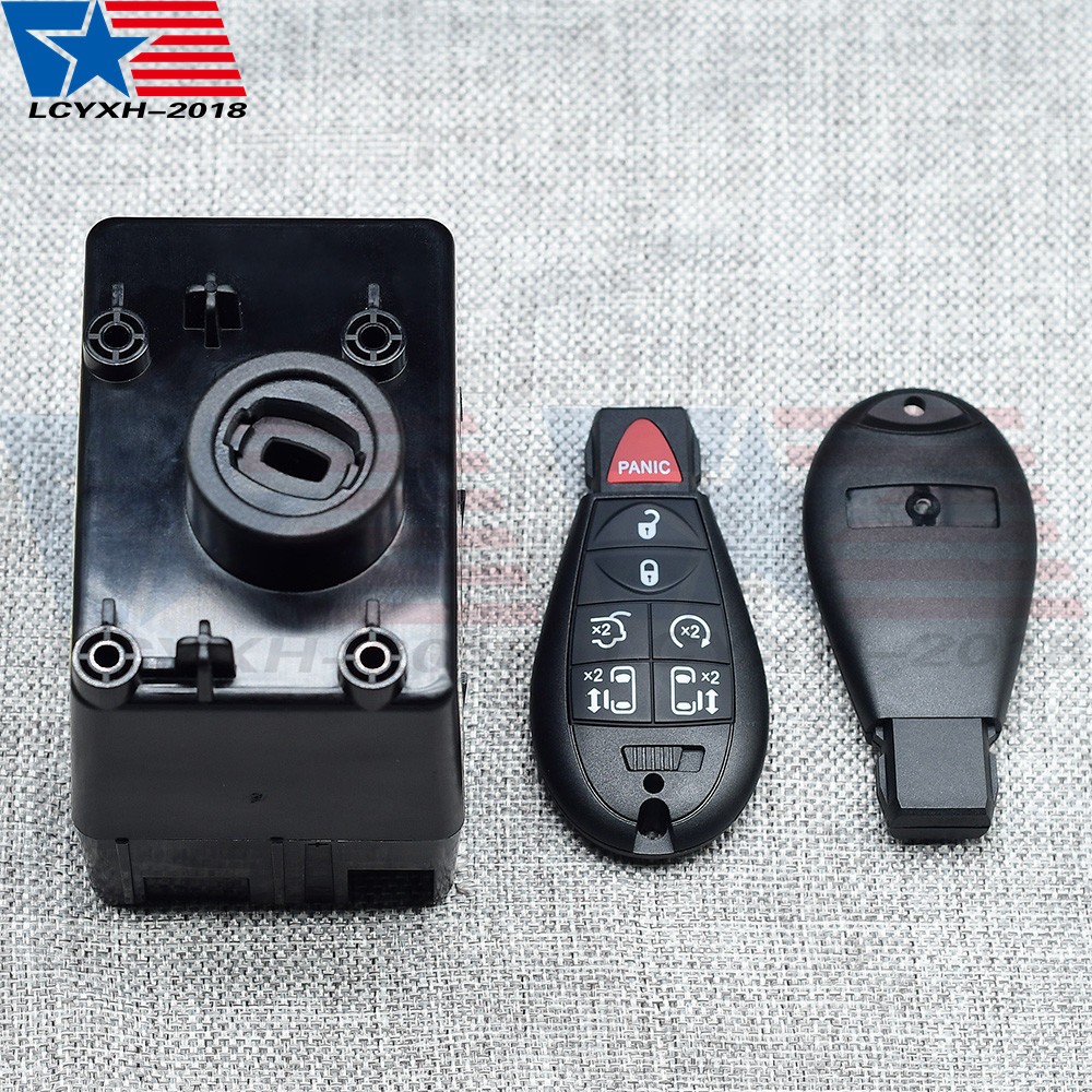 Ignition Switch Node Module &Key For Chrysler Dodge Jeep 68210150AB CBTTP577AB