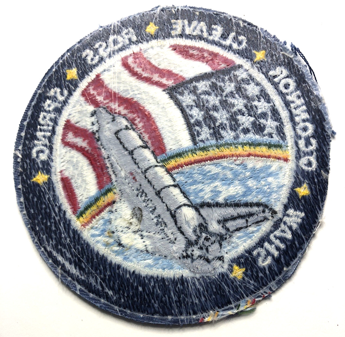 NASA Space Shuttle Patch 4"- shaw o'connor cleave ross spring