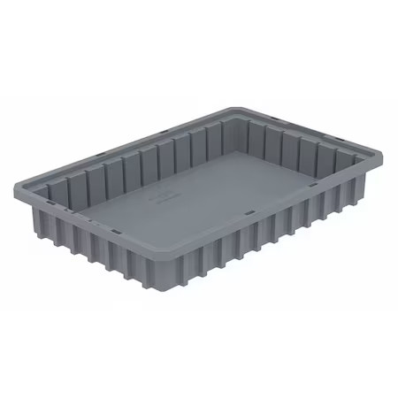Akro-Mils 33162Grey Industrial Grade Polymer, Divider Box, Gray, 16 1/2 In L, 2