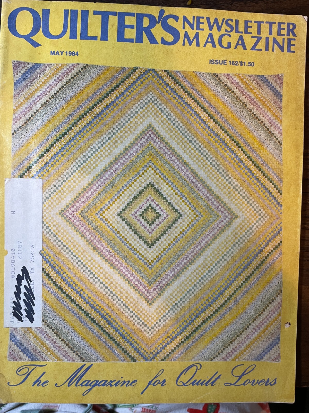 Quilter's Newsletter Magazine For Quilt Lovers May 1984 Issue 163