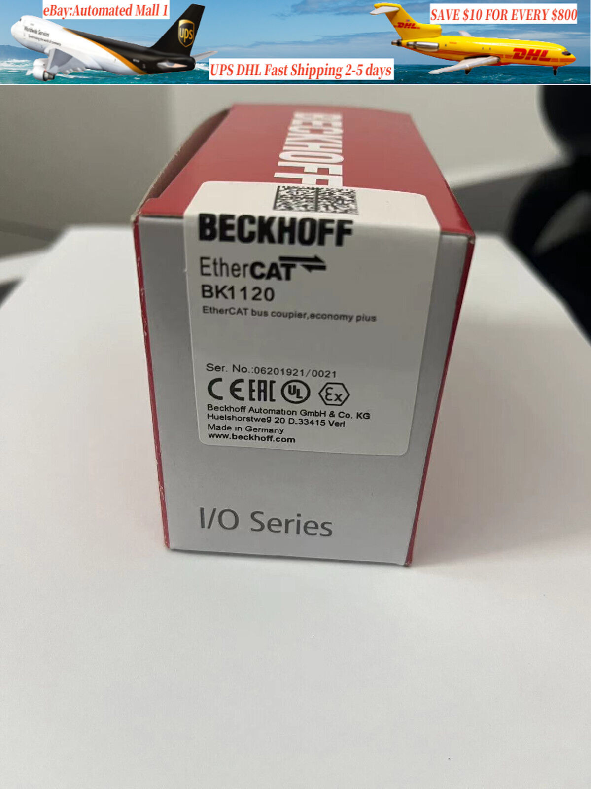 New in box BECKHOFF BK1120 module