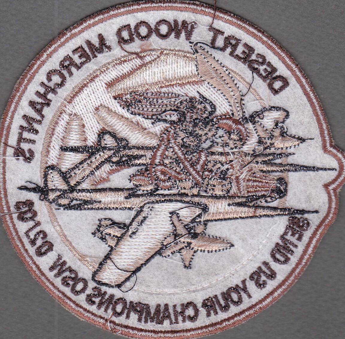 USAF 14th Fighter Squadron Desert Wood Merchants Patch CCC
