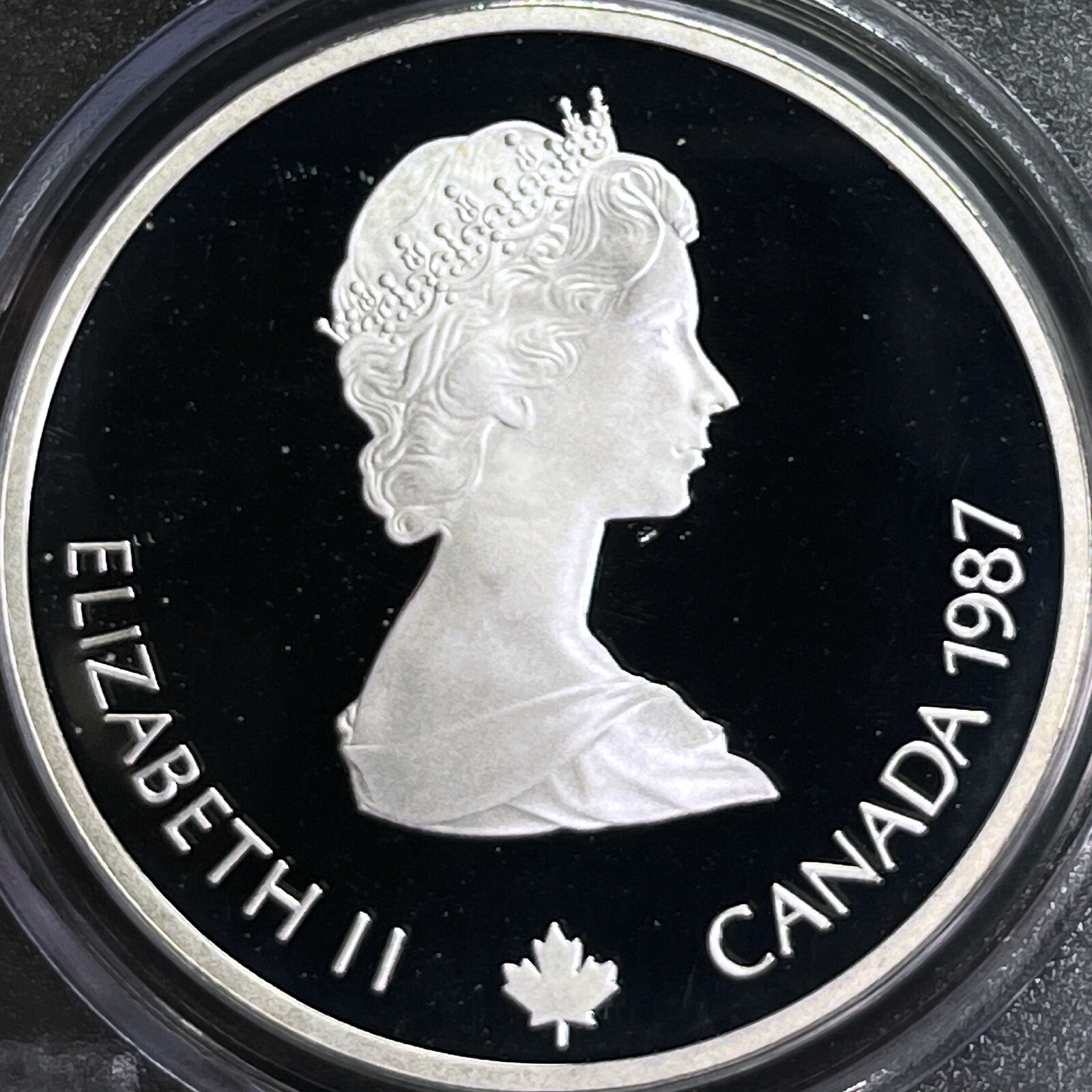 CANADA. 1987, 20 Dollars, Silver - PCGS PR69 - Top Pop 🥇 Olympics, Bobsleigh 35