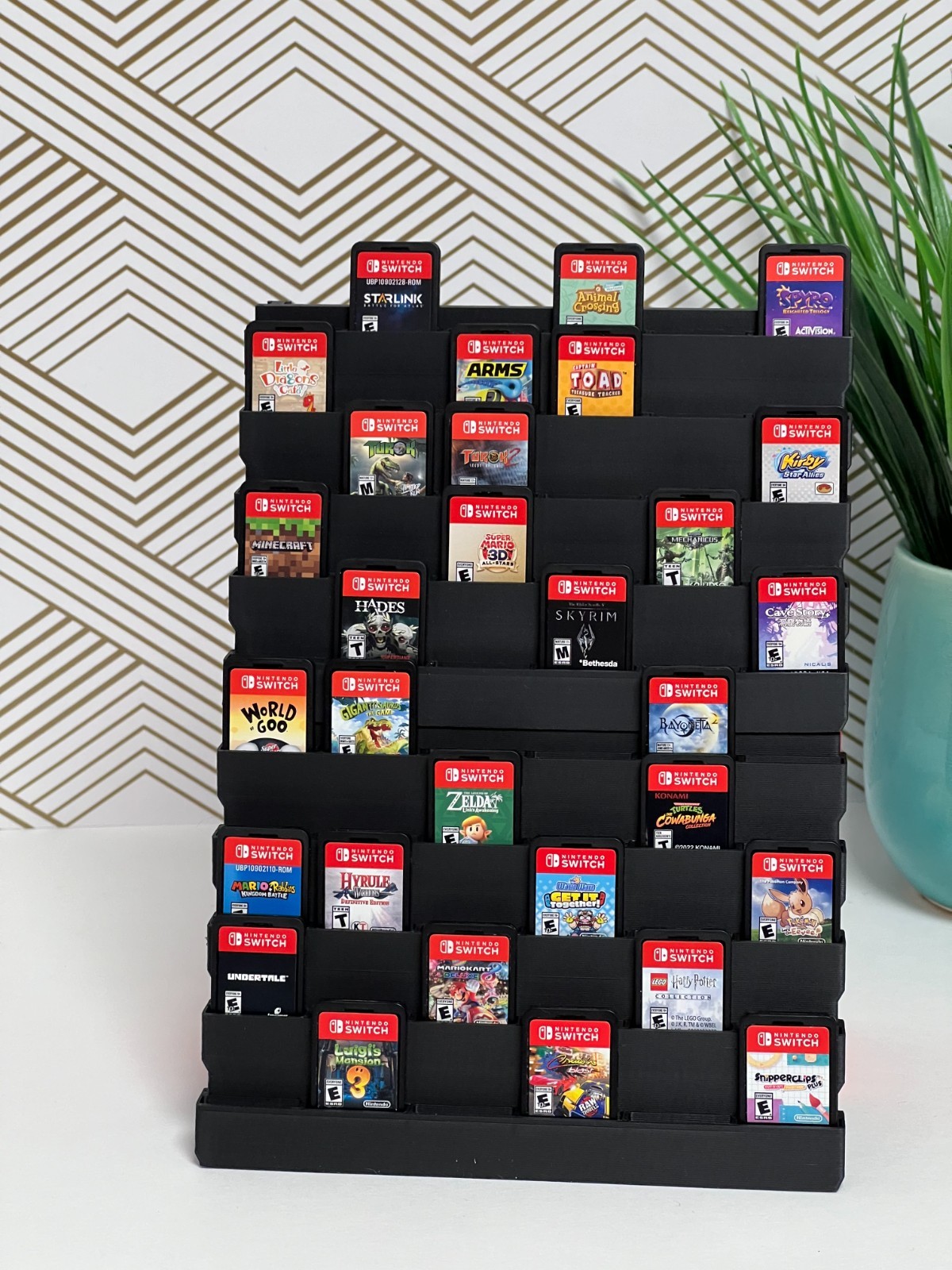 Nintendo Switch Modular Stacking Display, Choice of Colors, 3D Printed