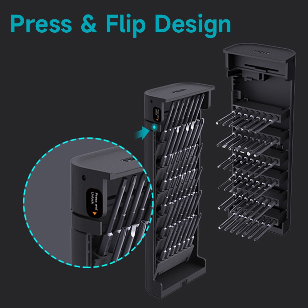 Precision Screwdriver Set 60-Pieces DIY Repair Set for PC Phone Watch Electronic