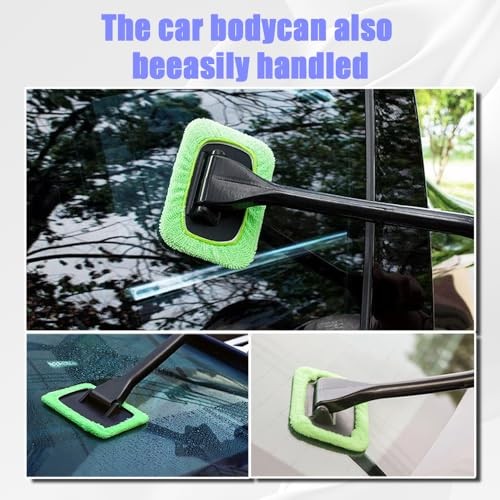 Car Care Microfiber Cloths for Windshield Cleaner, Replaceable Glass Cleaning