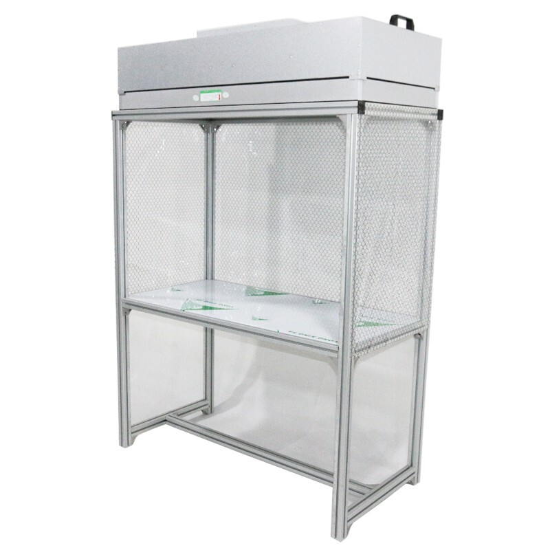 Vertical Laminar Flow Hood Air Flow Clean Bench Dust Free Work HEPA Filter 110V