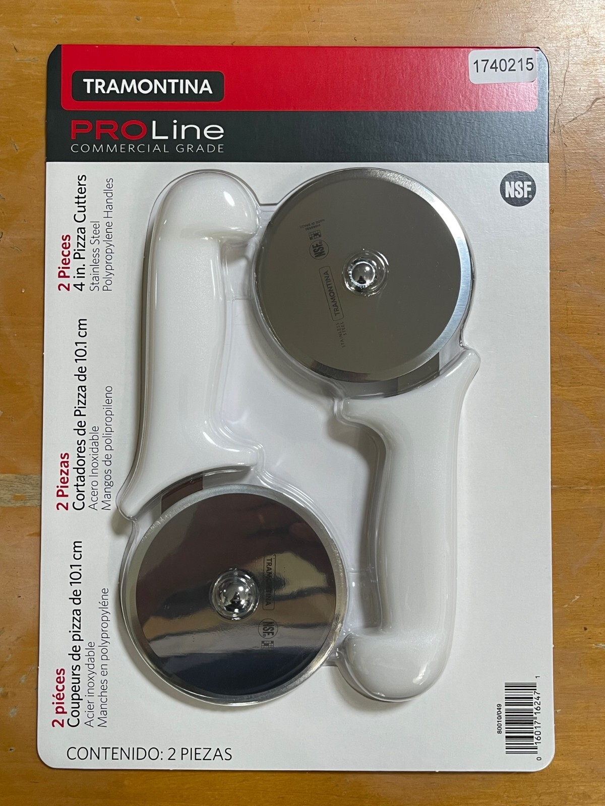 Tramontina PROLine 2 Pieces 4-inch Pizza Cutters