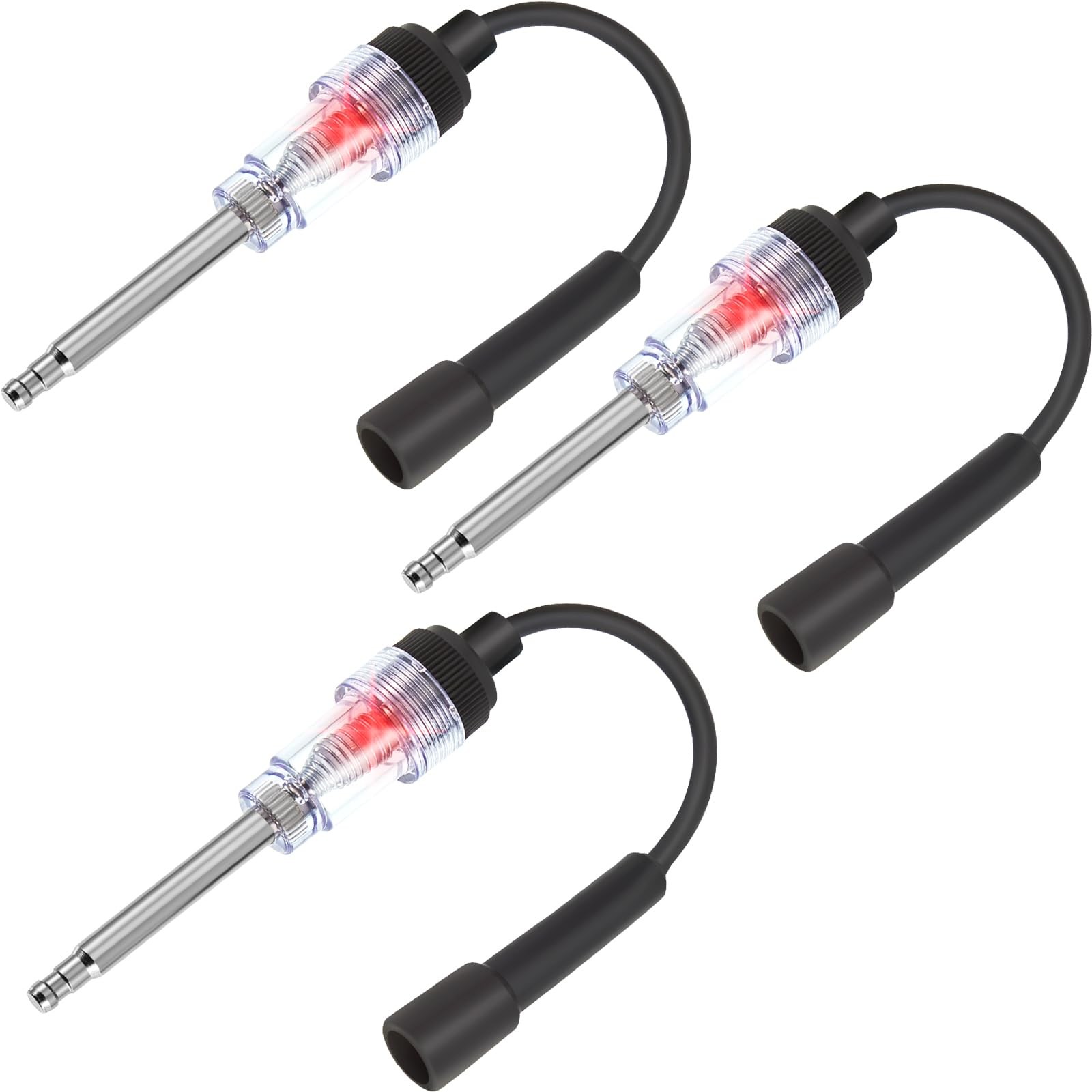 Inline Spark Plug Tester Engine Straight Boot Ignition Tester Light Lawnmower...
