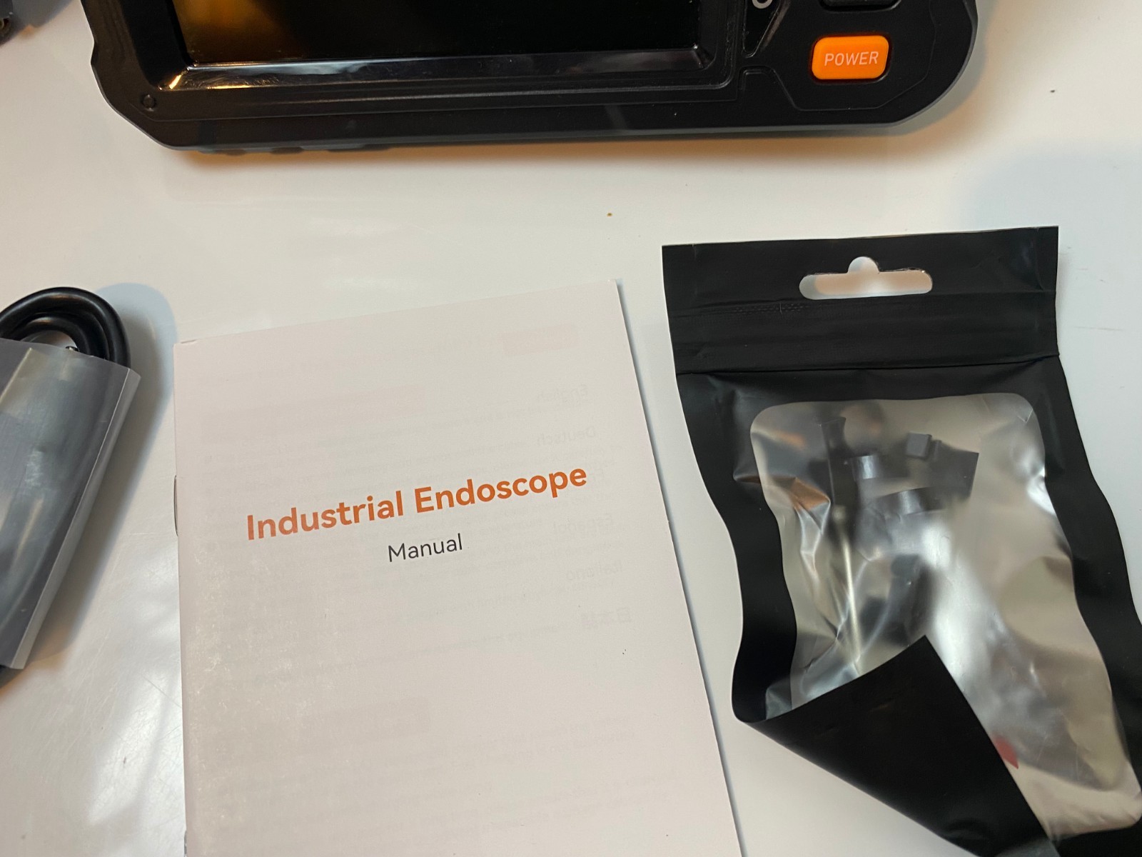 WINWEND Endoscope Camera with Light - 4.3" LCD Screen 16.5ft