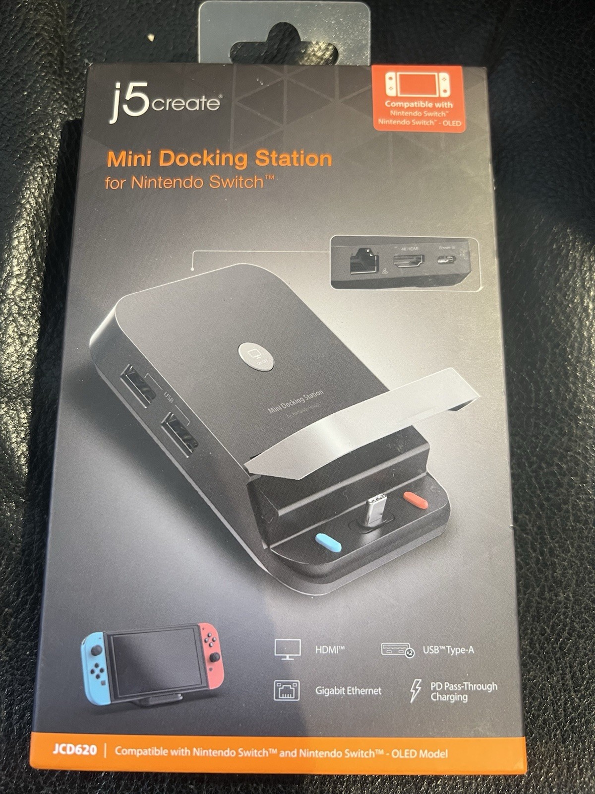 Nintendo Switch Docking Station also OLED J5 Create JCD620 Charger - NEW SEALED