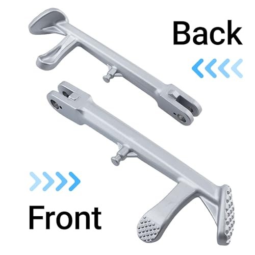 Lightweight Aluminum Motorcycle Kickstand, Universal Dual-spring Hook Side